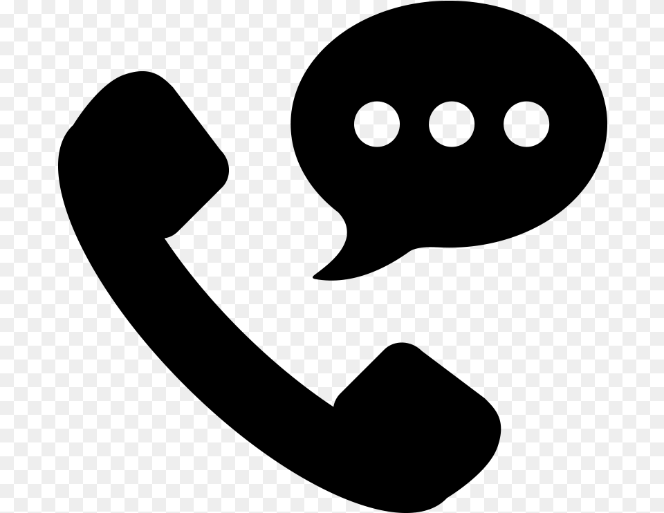 Robocall Icon, Gray Free Transparent Png