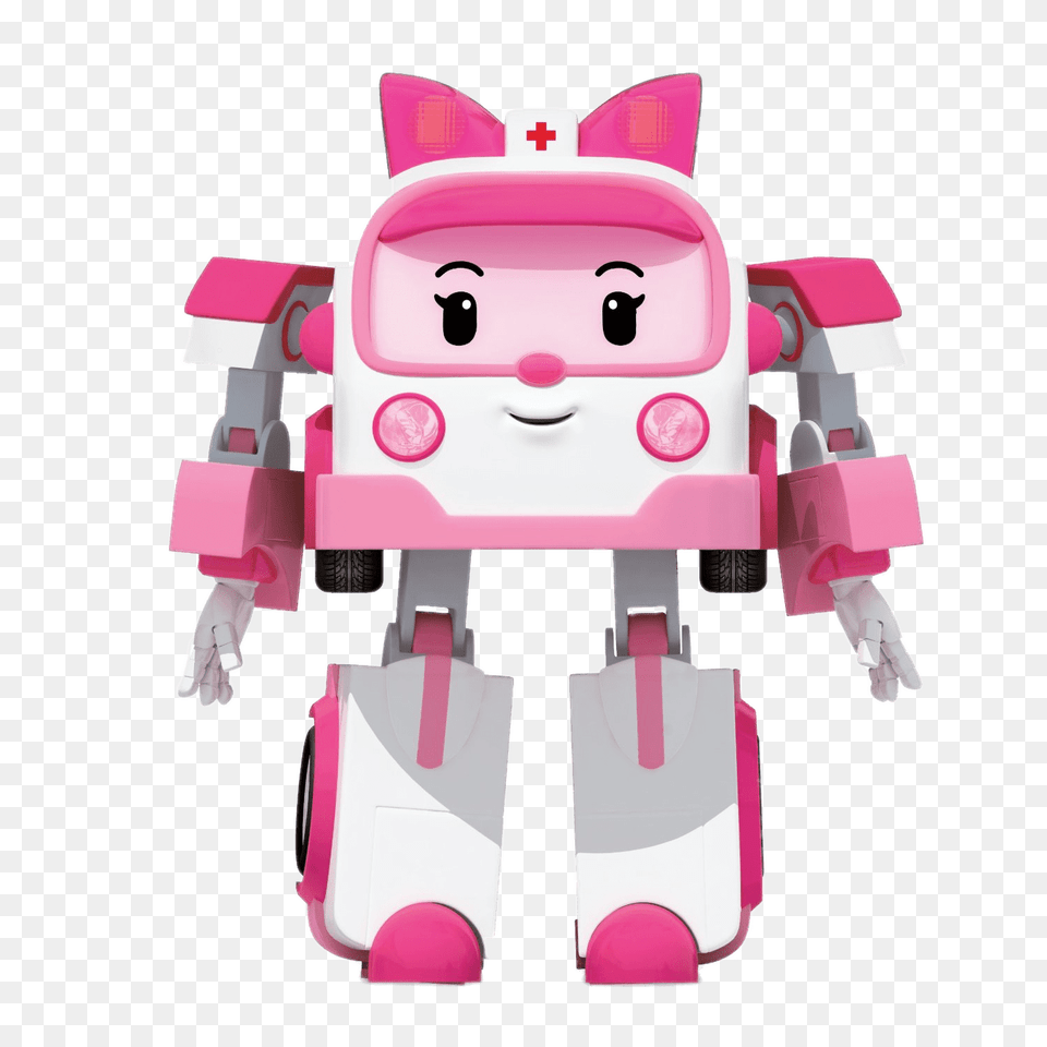 Robocar Poli Character Amber, Robot, Toy Free Png Download
