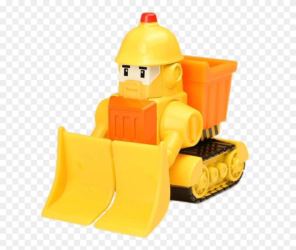 Robocar Poli Character Bruner The Bulldozer, Machine Free Png Download