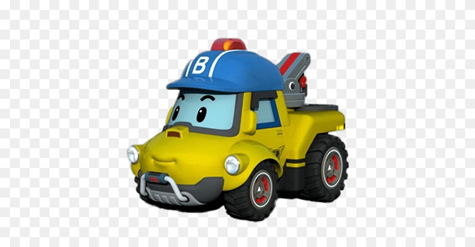 Robocar Poli Character Bucky The Pickup Truck, Device, Tool, Plant, Lawn Mower Free Png