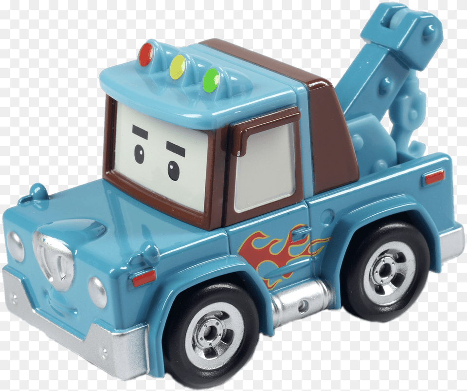 Robocar Poli Character Spooky The Tow Truck Spooky Robocar Poli, Tow Truck, Transportation, Vehicle, Machine Png