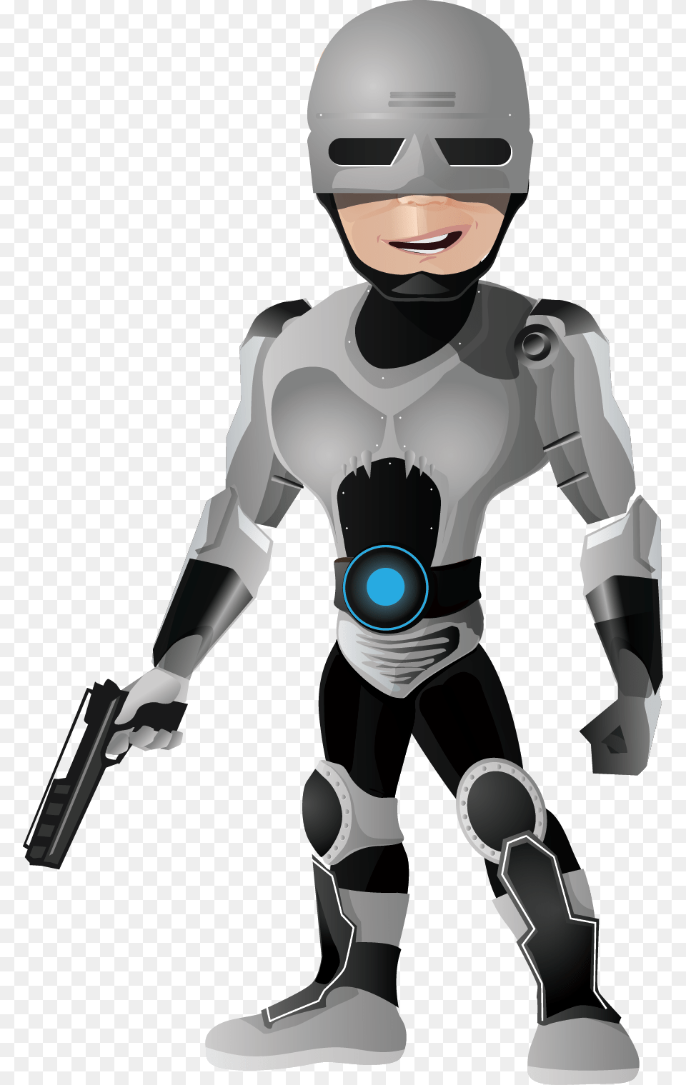 Robocop, Person, Robot, Head Free Png Download