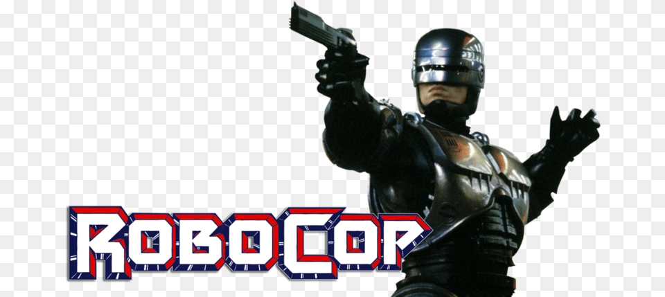 Robocop, Weapon, Firearm, Helmet, Person Free Png