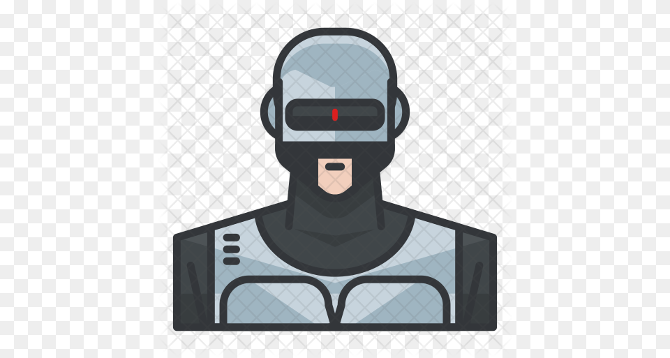 Robocop Icon Robot Profile, People, Person, Dynamite, Weapon Free Png