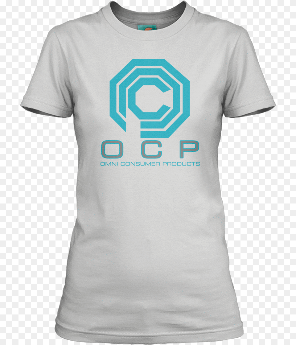 Robocop Inspired Ocp Logo T Shirt Love Dog Women39s Tees, Clothing, T-shirt, Adult, Male Free Png