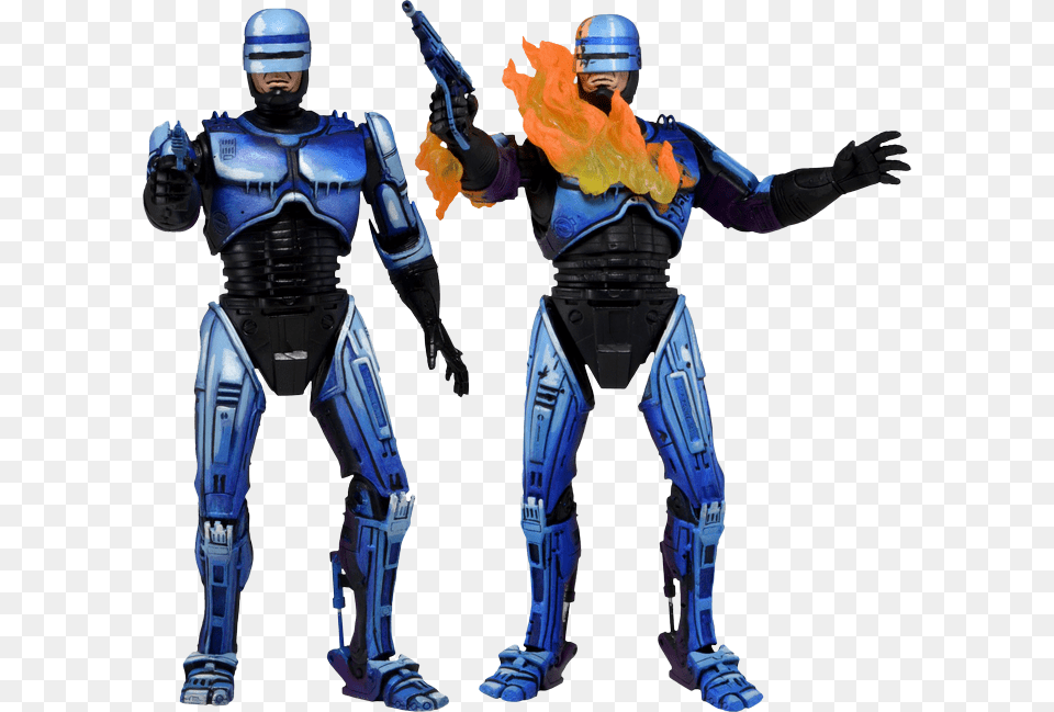 Robocop Vs Terminator Robocop Fire Neca, Adult, Male, Man, Person Free Png Download