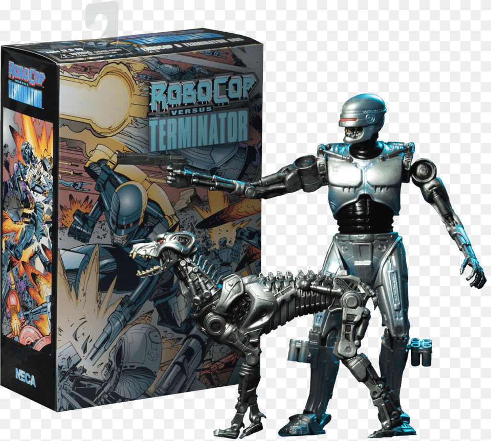 Robocop Vs The Terminator Neca Robocop Vs Terminator, Robot, Toy, Helmet Png Image