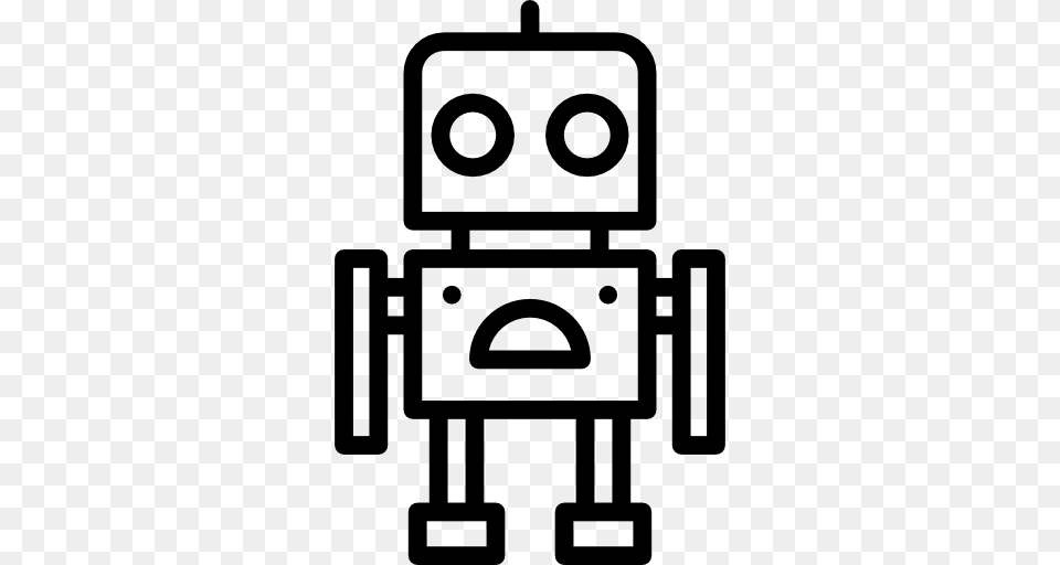 Robot, Gray Free Transparent Png