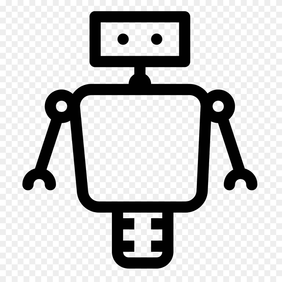 Robot, Gray Free Png Download