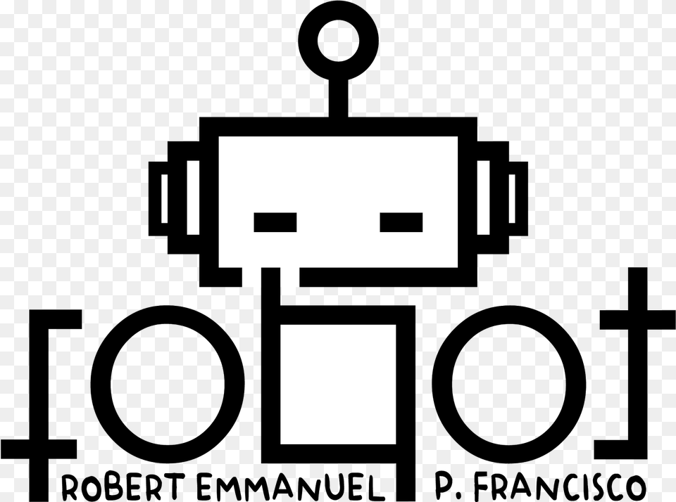 Robot Ambigram Logo Design Robot, Adapter, Electronics Free Png Download