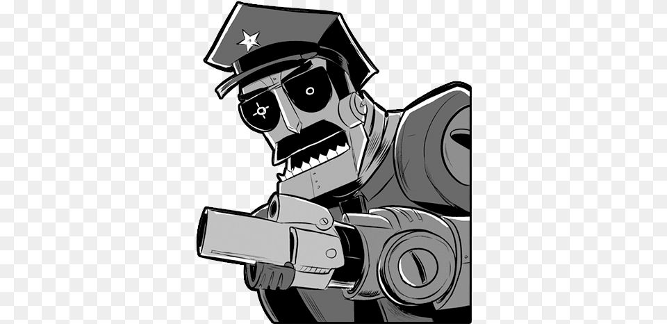 Robot Axe Cop Icon As And Ico Formats Cop Car, People, Person, Book, Comics Free Transparent Png