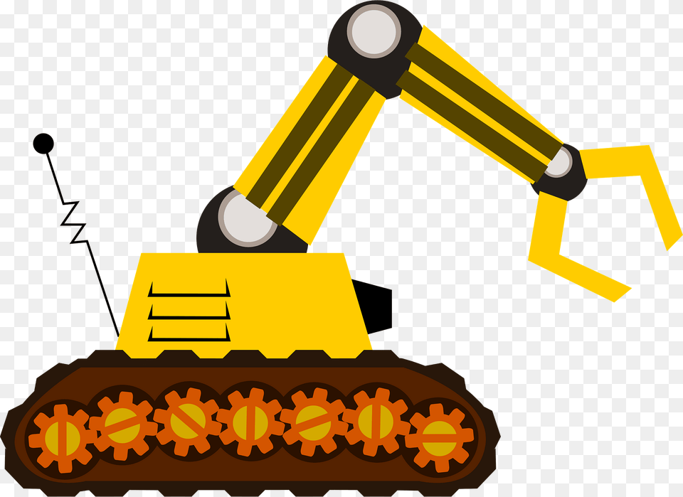Robot Claw Clipart, Bulldozer, Machine Free Png Download