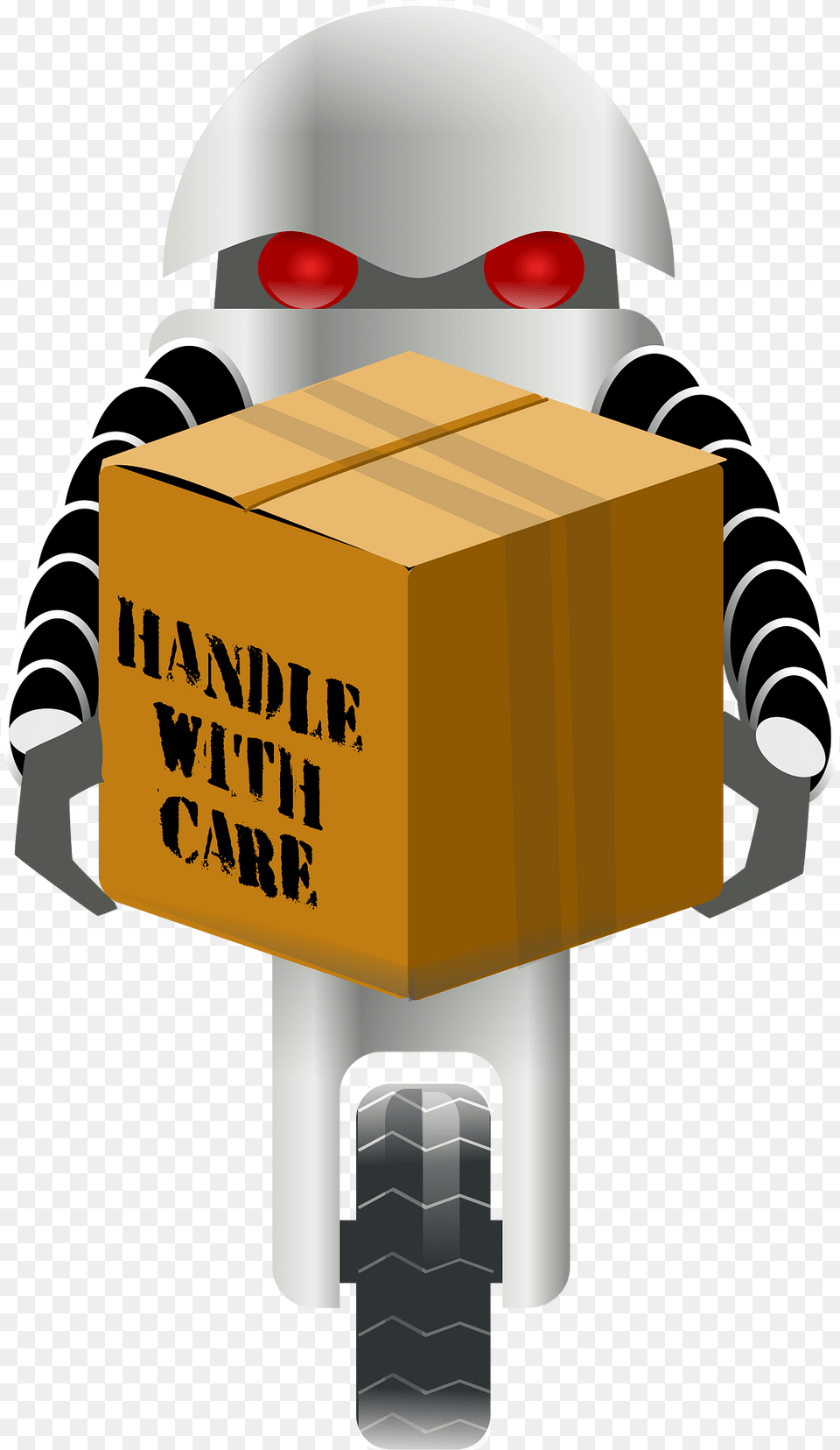 Robot Clipart, Box, Cardboard, Carton, Package Free Png Download