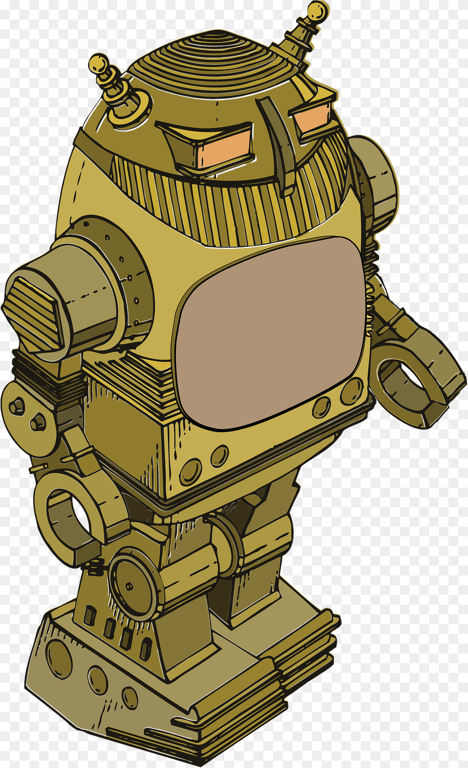 Robot Clipart, Bulldozer, Machine Png Image