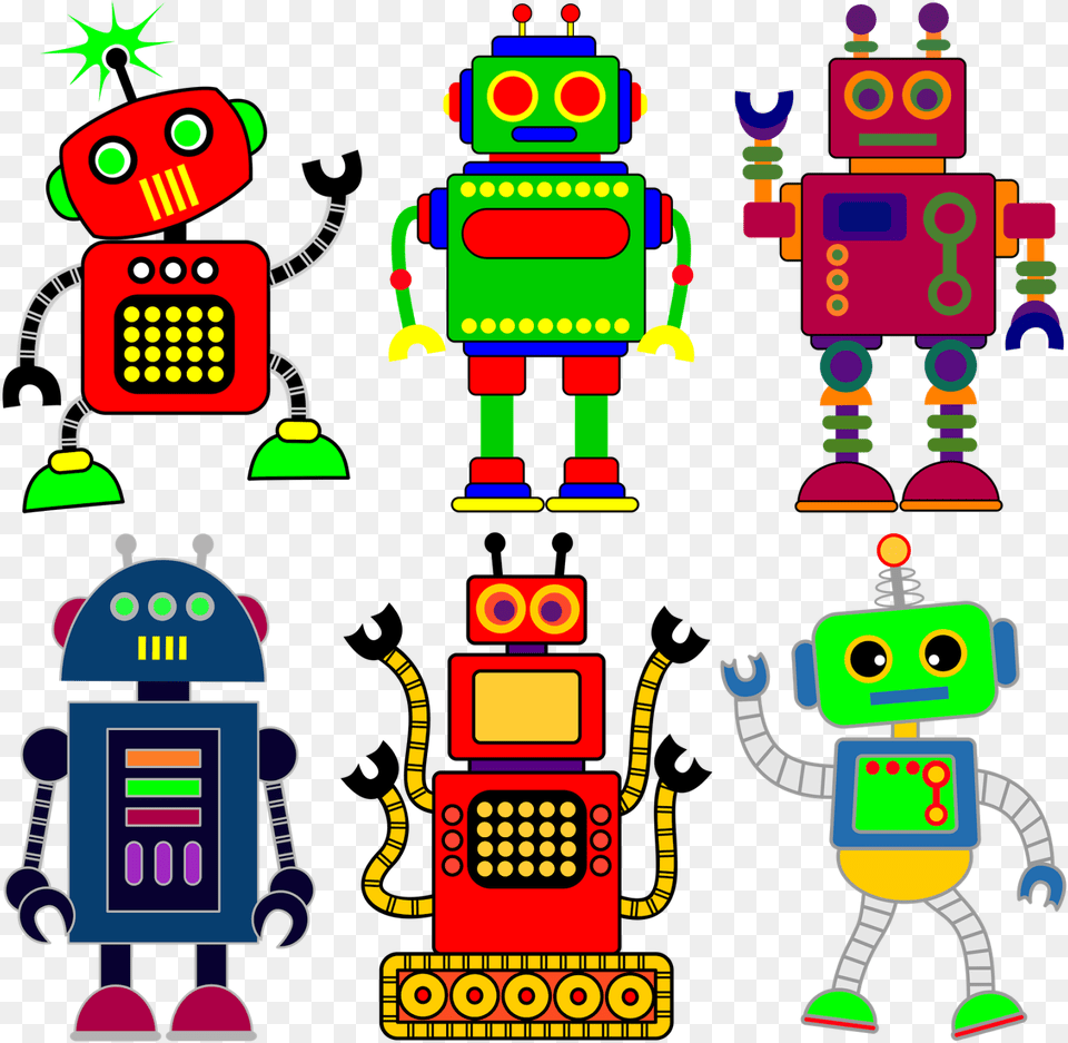 Robot Clipart For Your Project Or Robots Clipart, Toy, Baby, Person Free Transparent Png