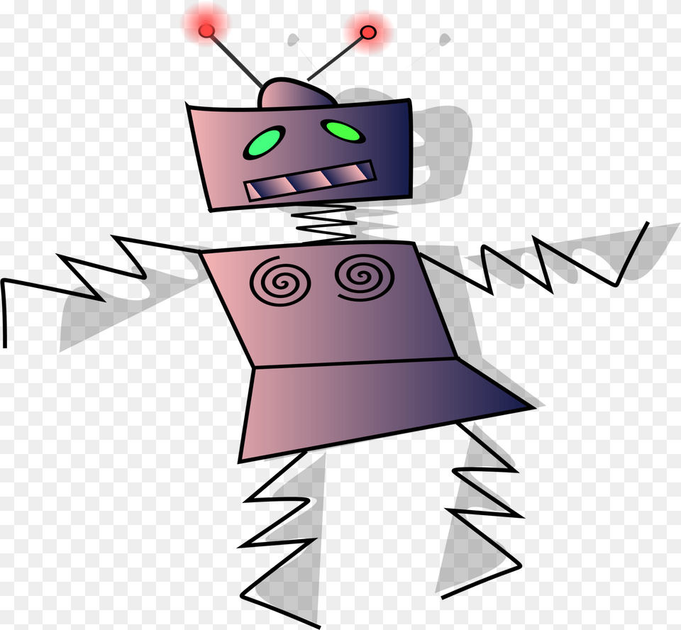 Robot Dancing Cartoon Free Png Download