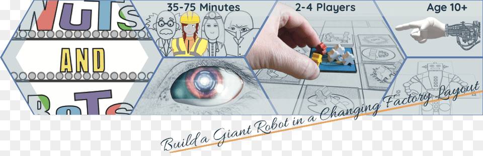 Robot Eye Arm And Images From Board Game Nuts And Graphic Design, Sphere, Person, Face, Head Free Transparent Png