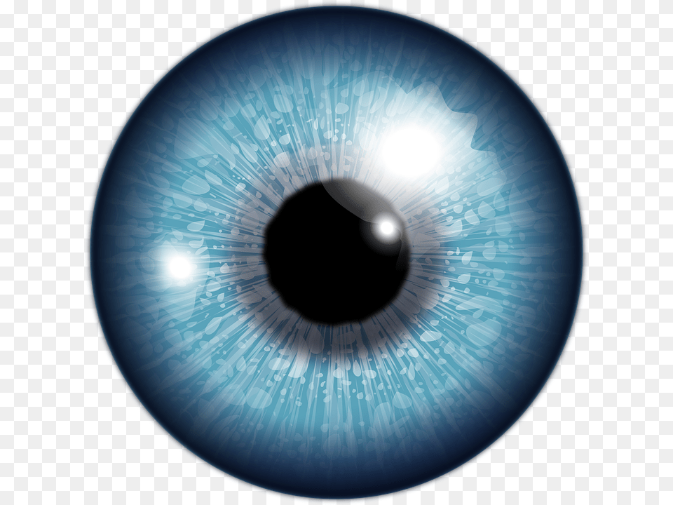 Robot Eye Blue Contact Lens, Sphere, Lighting, Hole, Disk Png