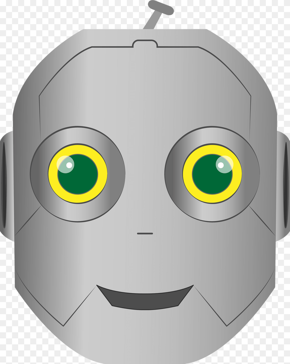 Robot Face Clipart, Disk Png