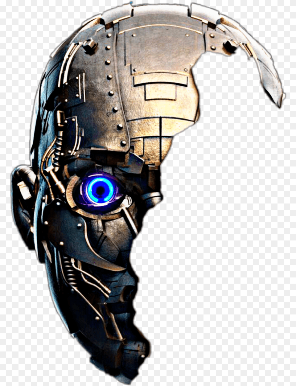 Robot Face Clipart Robot For Picsart, Adult, Male, Man, Person Free Png