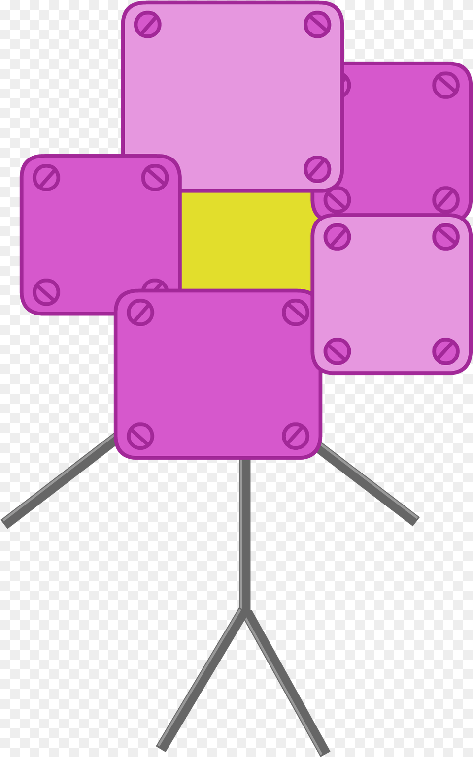 Robot Flower Copy0002 Battle For Dream Island Robot Flower, Purple Png