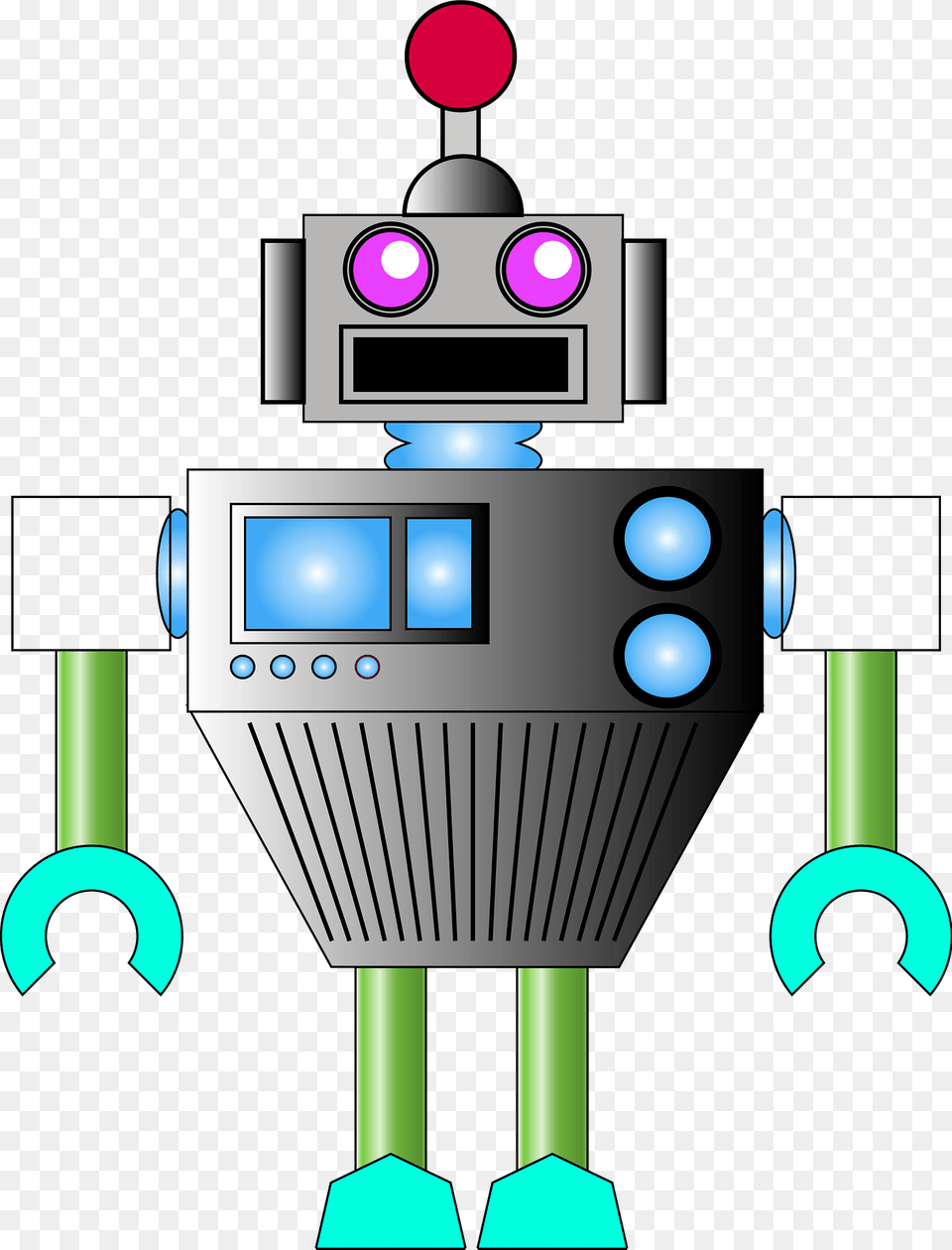 Robot Gray Face And Body Clipart, Gas Pump, Machine, Pump Png Image