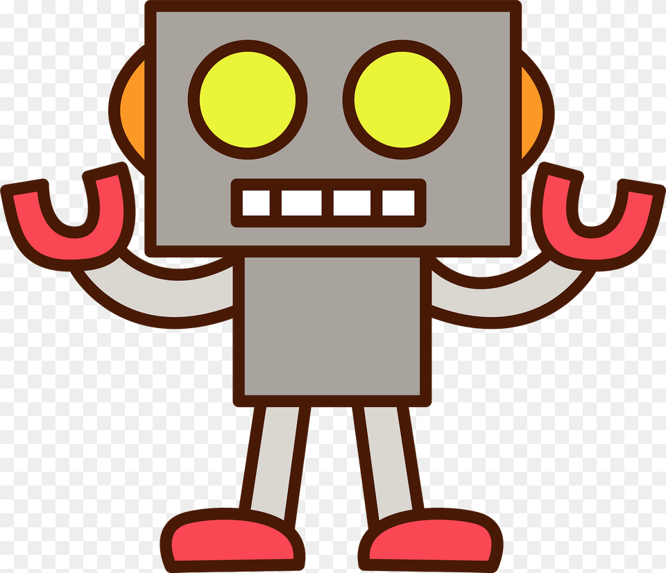 Robot Gray Face And Body Clipart, Dynamite, Weapon Free Transparent Png