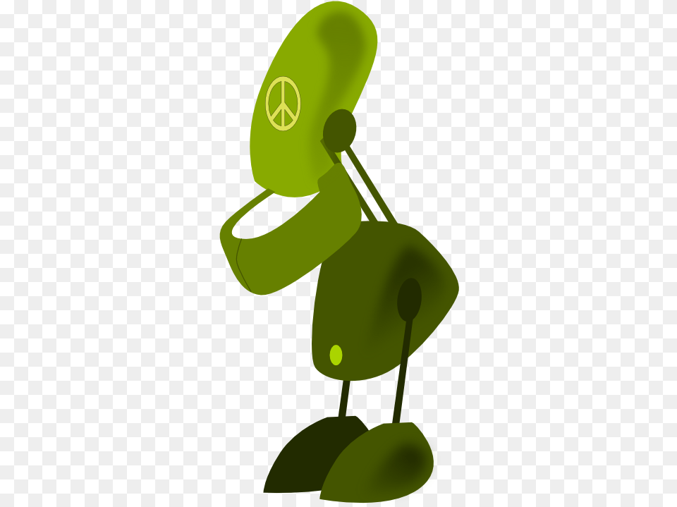 Robot Green Christmas Xmas Electronics Toy Peace Symbol Green Robot, Device, Electrical Device, Appliance, Nature Png Image
