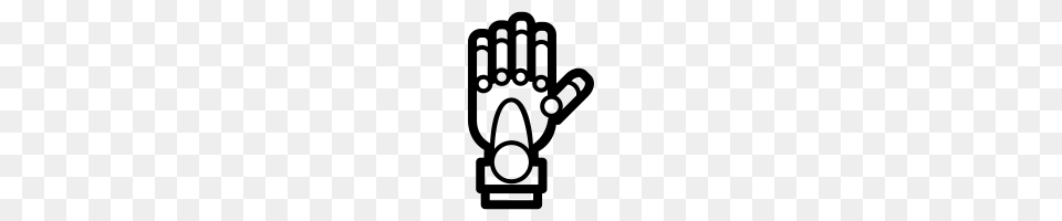 Robot Hand Icons Noun Project, Gray Free Transparent Png