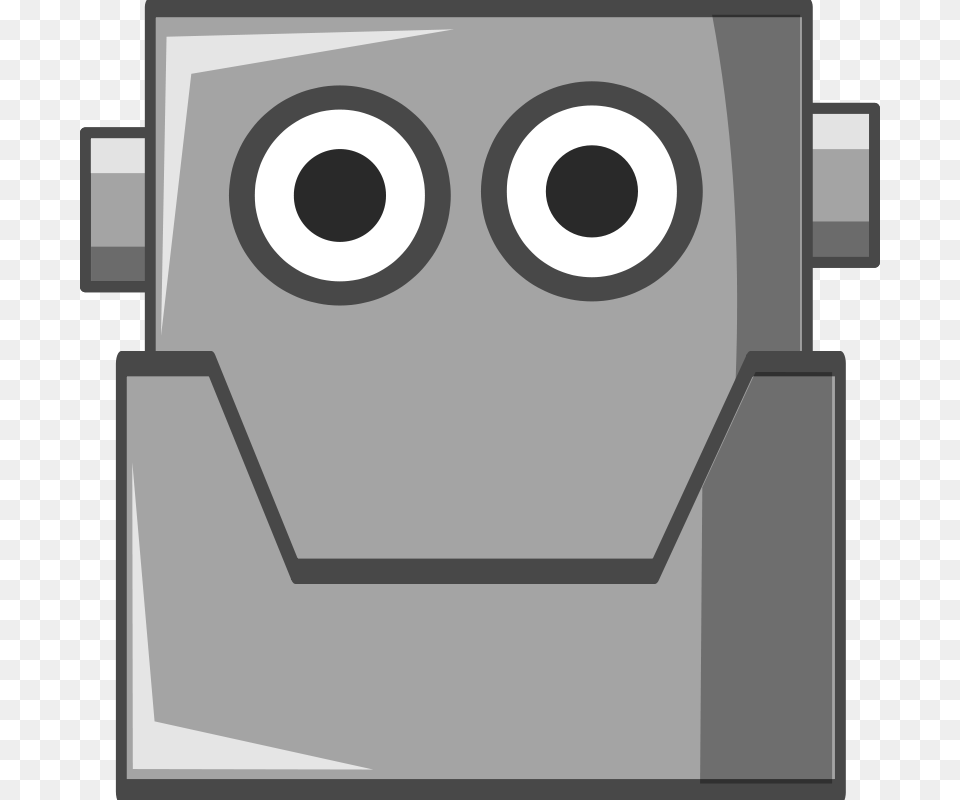 Robot Head Even Free Png