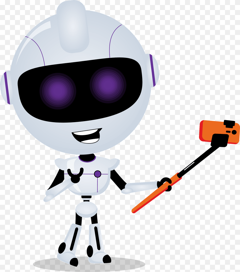 Robot Making Selfie Clipart Free Png Download