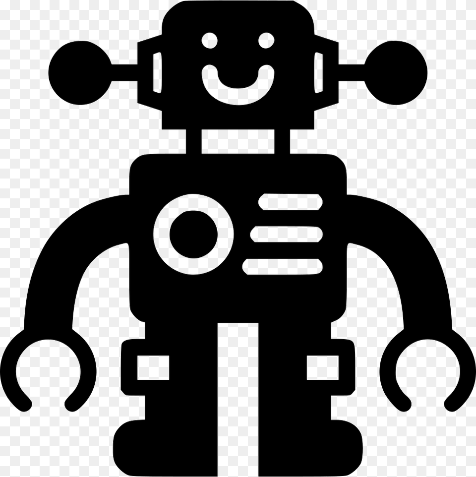 Robot Robot Icon, Stencil, Ammunition, Grenade, Weapon Free Transparent Png