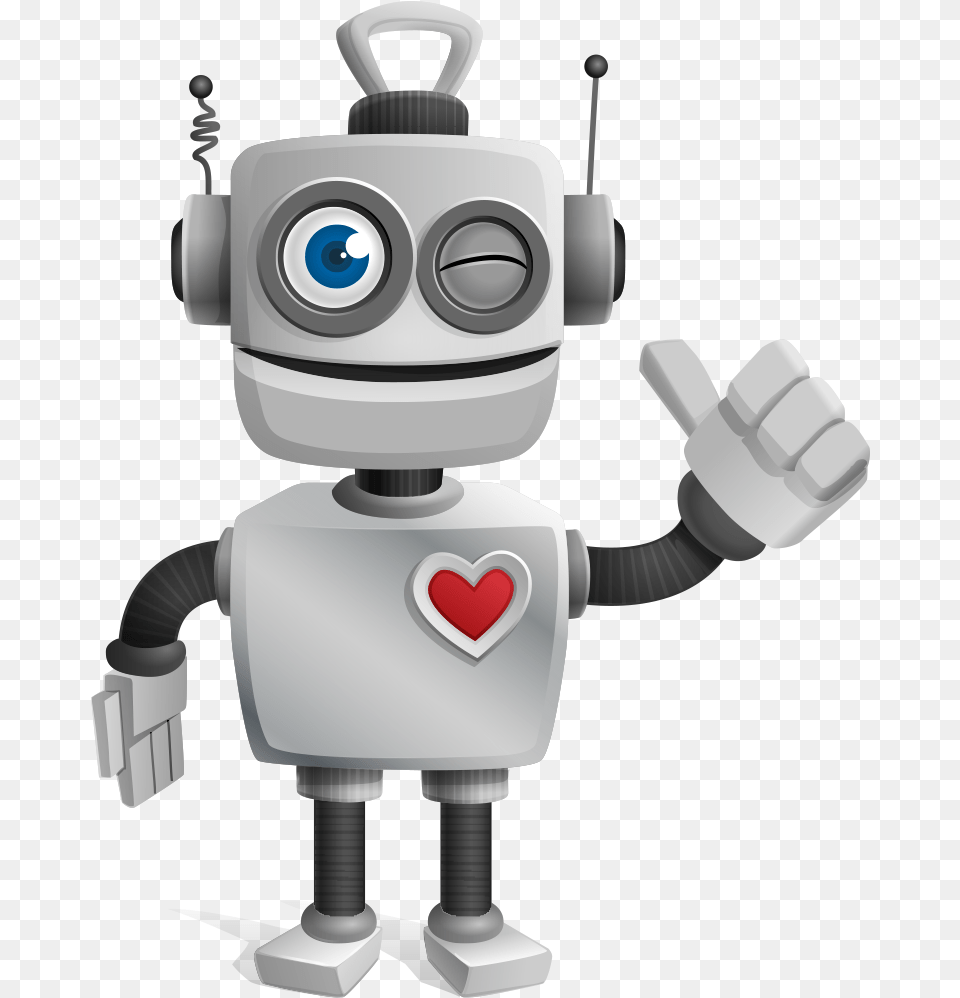 Robot Robot Pic Robot Doing Thumbs Up Free Png