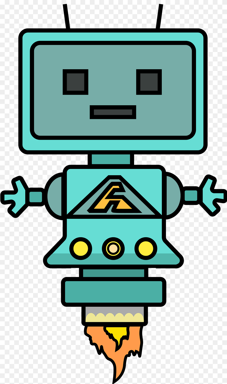 Robot Rocket Clipart, Face, Head, Person Png Image