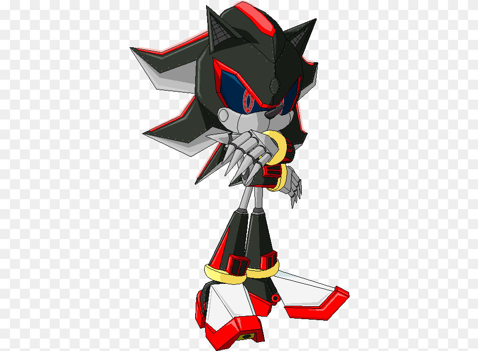 Robot Shadow The Hedgehog Free Png Download