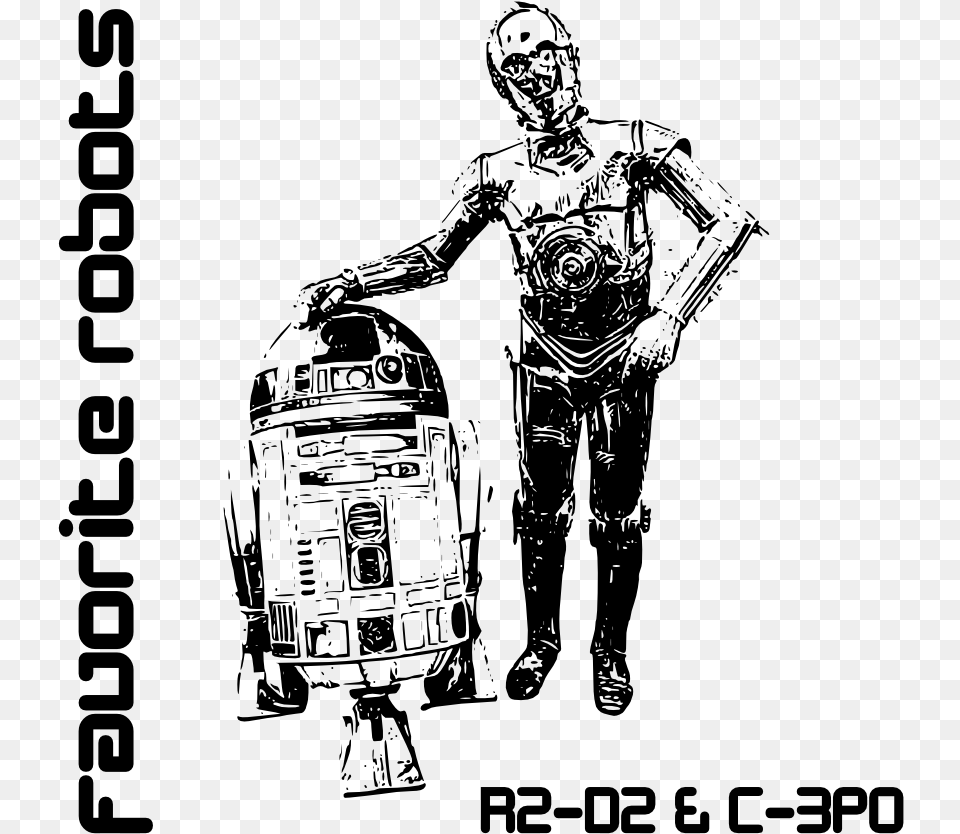 Robot Star Wars, Gray Free Transparent Png