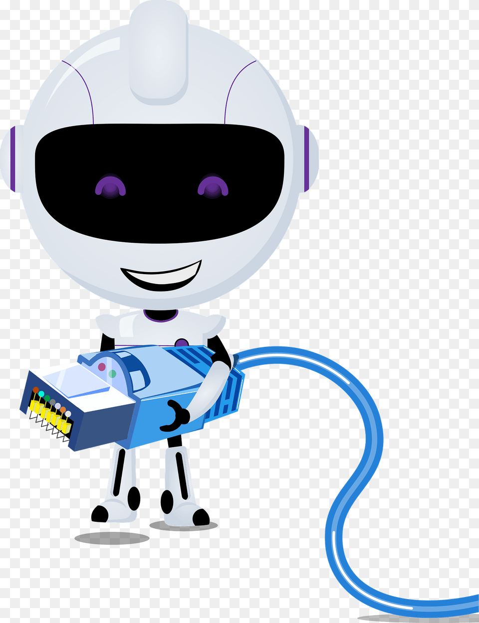 Robot With It Cable Clipart, Nature, Outdoors, Snow, Snowman Png