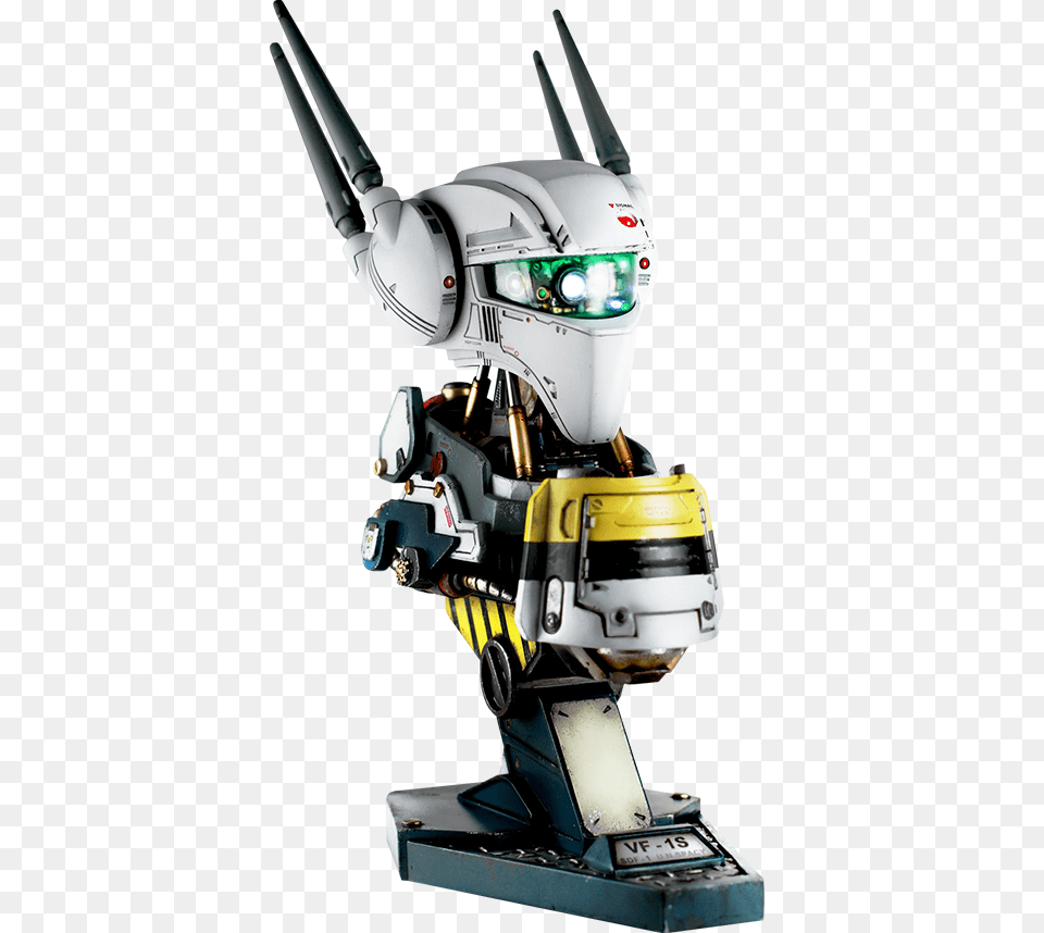Robotech Saga Valkyrie Vf Mechanical Bust Statue, Robot, Bulldozer, Machine Free Transparent Png
