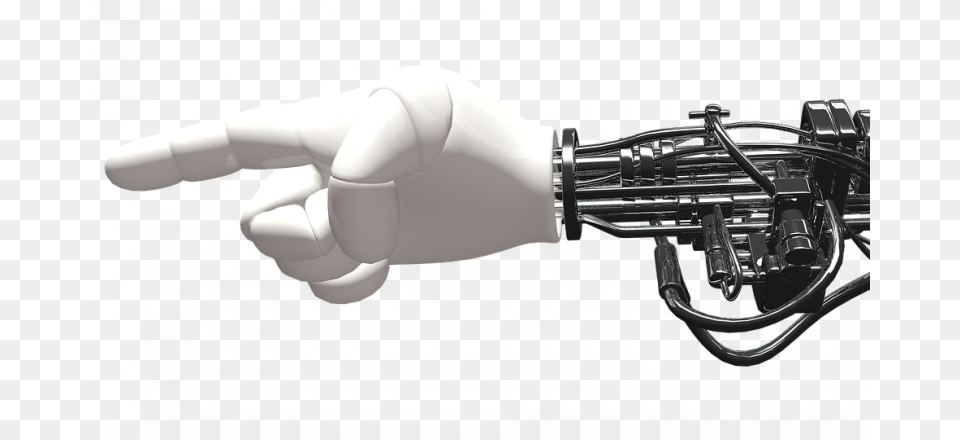 Robotic Arm And Hand With A Pointer Finger Extended Robot Hand Background, Glove, Clothing, Appliance, Musical Instrument Free Transparent Png