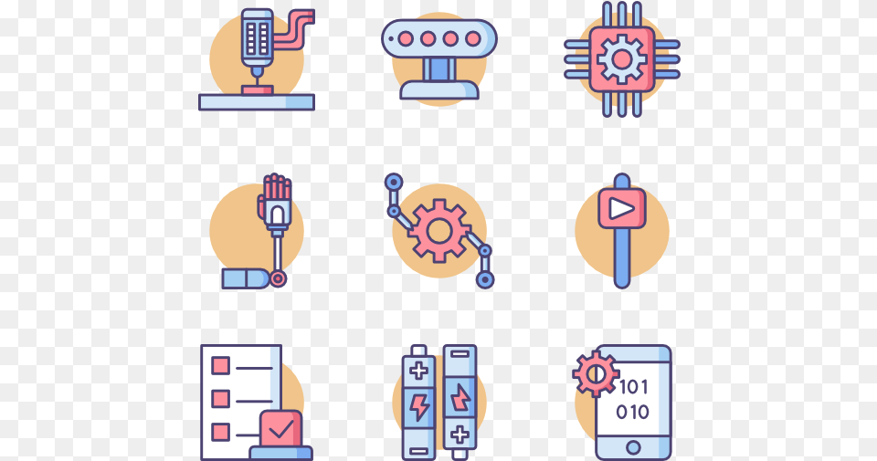 Robotics Icons Free Png