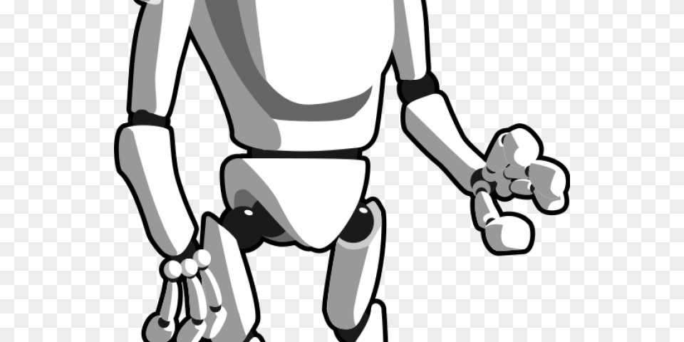 Robots Clipart Robot Head Black And White Robots Clipart, Body Part, Hand, Person, Baby Png