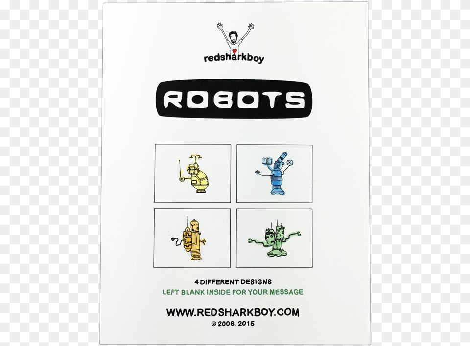 Robots Notecards Emblem, Advertisement, Person, Poster, Baby Png Image