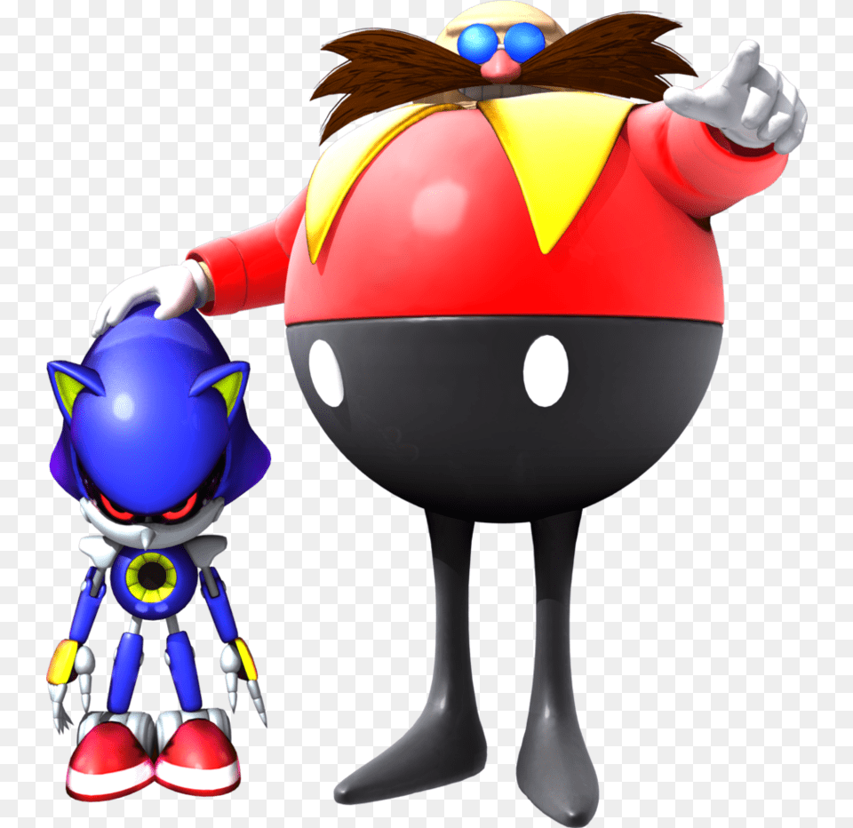 Robtnik And Metal Sonic Eggman And Metal Sonic, Toy, Clothing, Glove Png Image