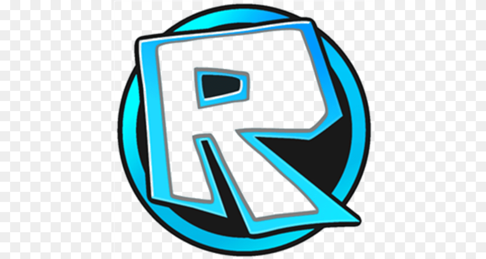 Robux I Con Roblox Logo T Shirt Blue, Emblem, Symbol, Text, Disk Png