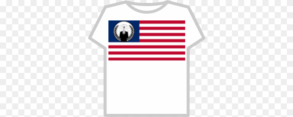 Robux Supreme Shirt Roblox White, Clothing, T-shirt, American Flag, Flag Free Transparent Png