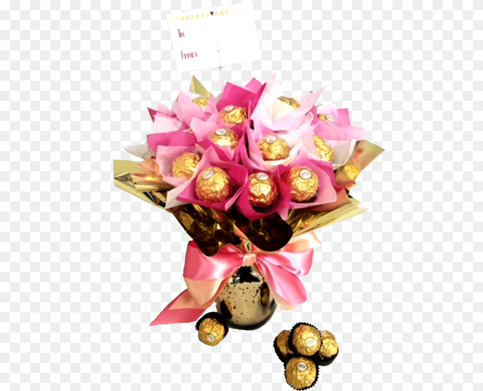Rocher Chocolate Bouquet Hybrid Tea Rose, Flower, Flower Arrangement, Flower Bouquet, Plant Free Png Download