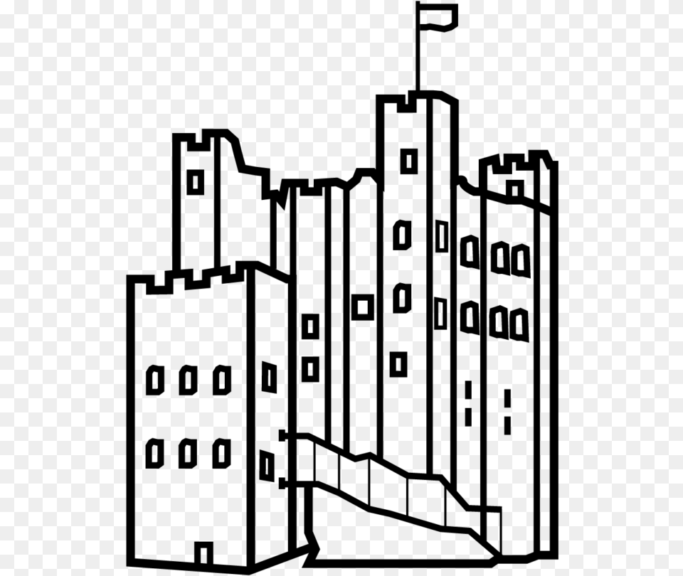Rochester Castle Diagram, Gray Free Png