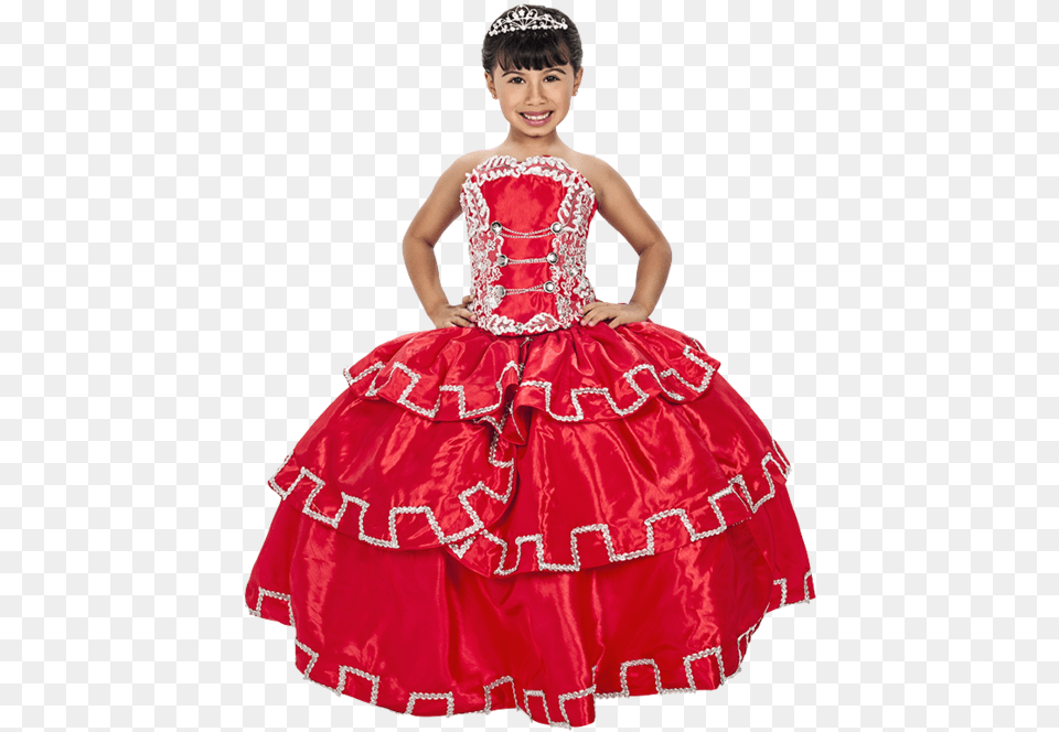 Rochie Elena Din Avalor Little Girl Charro Dress, Wedding Gown, Clothing, Wedding, Fashion Free Png Download