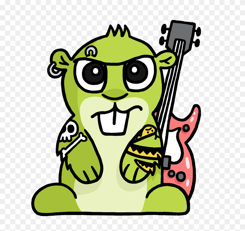 Rock Adsy, Green, Baby, Person, Guitar Png