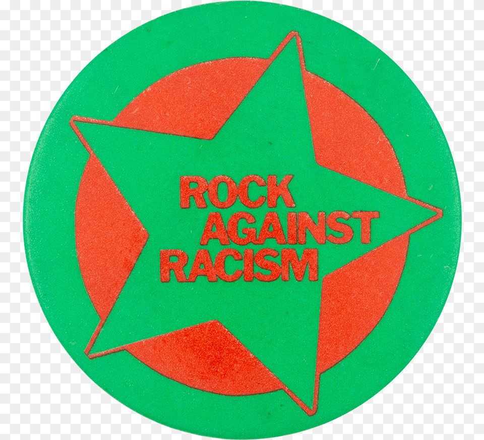 Rock Against Racism Star Cause Button Museum Emblem, Badge, Logo, Symbol Png